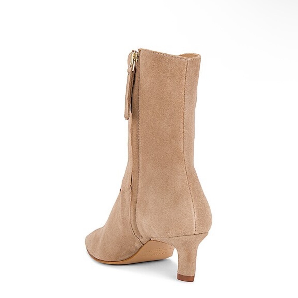 ALOHAS Nash Ankle Boots Beige Tan Suede Heels shoes Revolve 40 9 - Picture 3 of 12